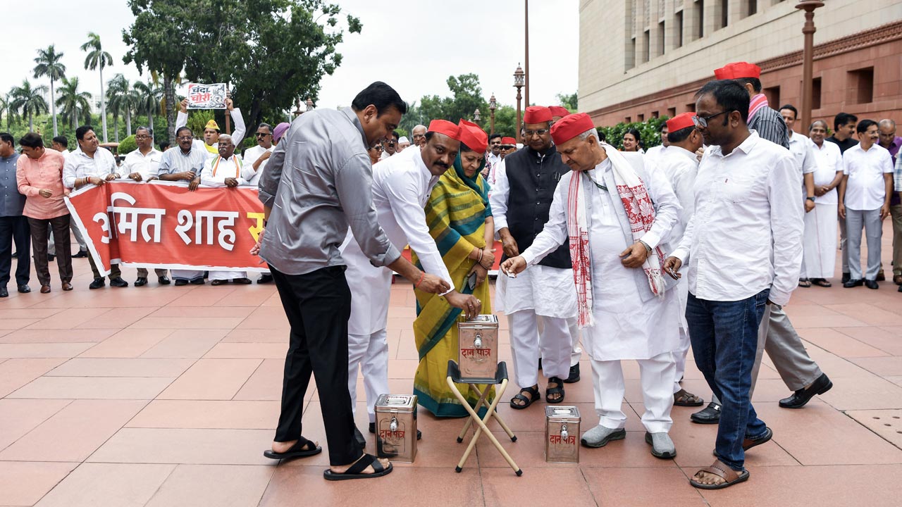 Ram Mandir Donation Row Sparks Uproar In Parliament; Opposition Demands Debate