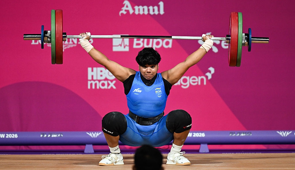 Sanjana exits CWG 2026 women’s 77kg weightlifting after snatch heartbreak