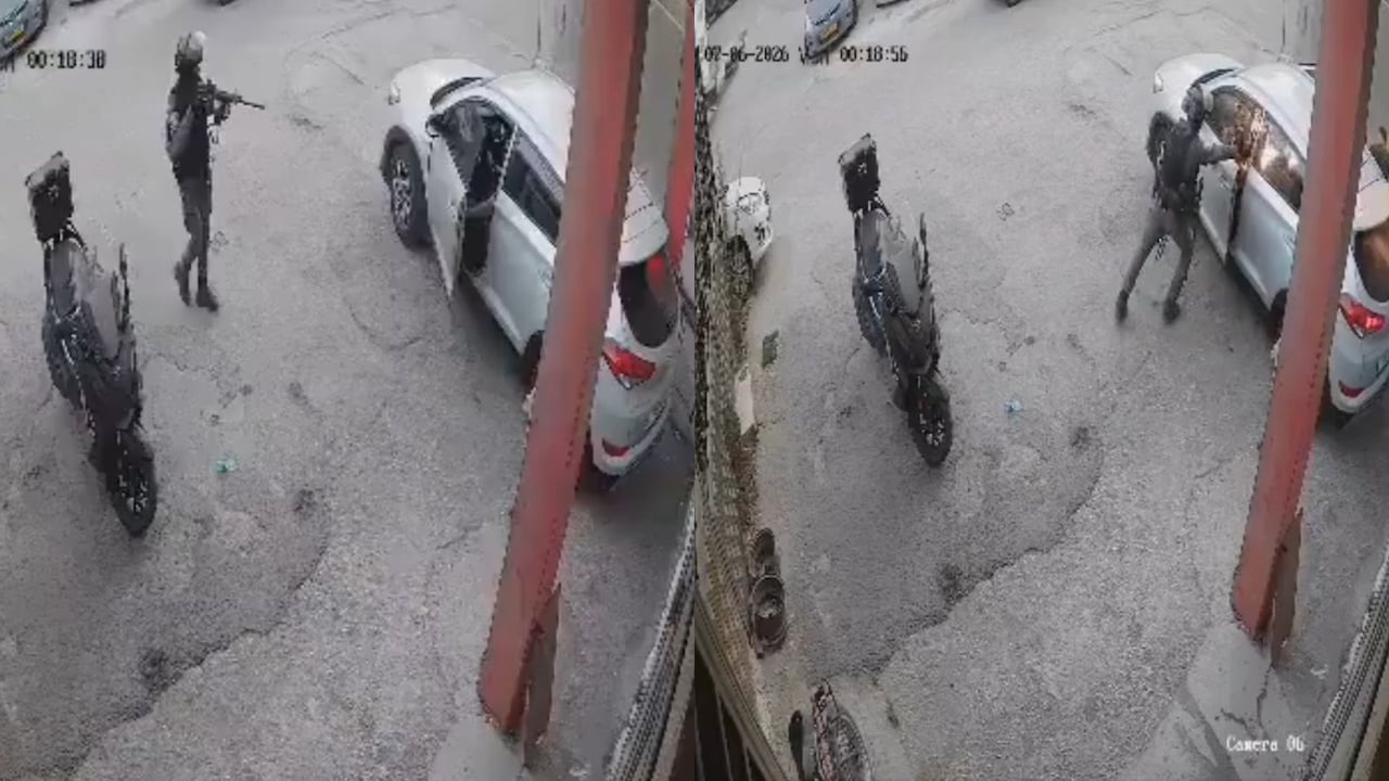 On Camera, Israeli Officer Tosses Stun Grenade Into Car Carrying Palestinians