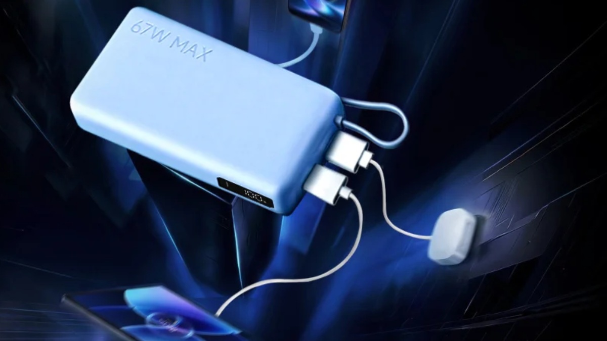 Xiaomi का 20000mAh पावर बैंक भारत में लॉन्च, इसमें है 67W चार्जिंग और इनबिल्ट USB केबल