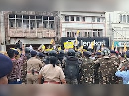OBC महासभा के कार्यकर्ताओं का प्रदर्शन, भोपाल में विधानसभा घेरने निकले तो पुलिस ने की पानी की बौछार