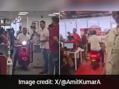 Watch: CEO Rides Scooty In Office, Surprises Employees Celebrating "Amazing Quarter"