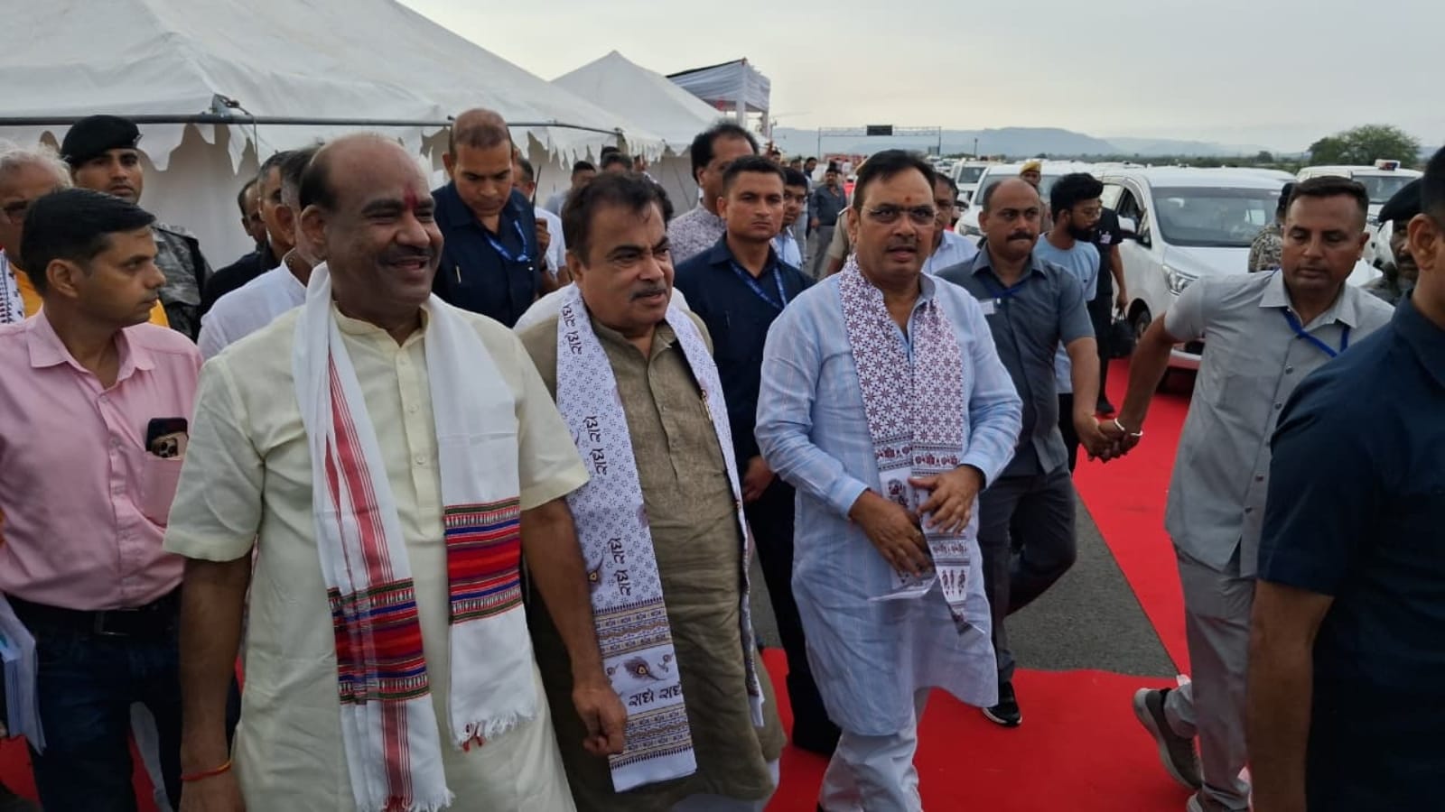 केंद्रीय मंत्री नितिन गडकरी का राजस्थान दौरा.