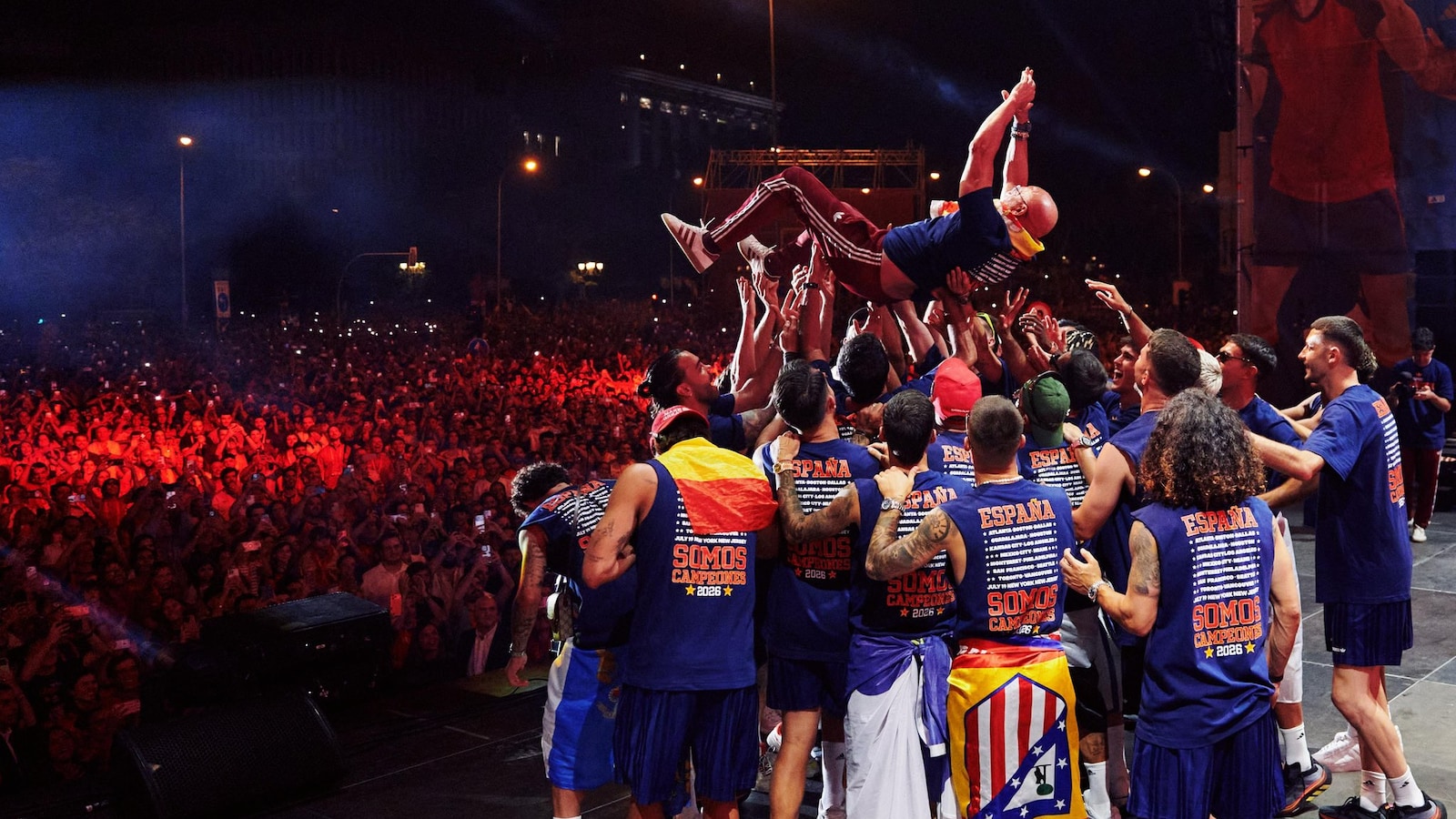 Half Of Madrid On Streets As Spains FIFA World Cup Heroes Return Home
