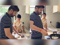 Viral Video: Telangana CM Revanth Reddy Fries Puris After Grandson's Special Request