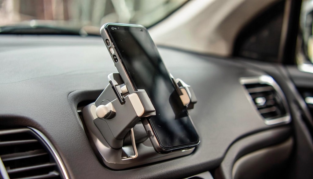Decide between vent or dashboard phone mounts based on your need for visibility and convenience.