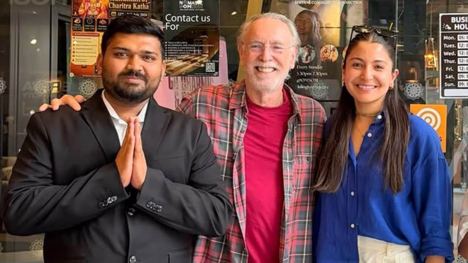 Anushka Sharma Spotted With Spiritual Teacher Krishna Das at London Restaurant