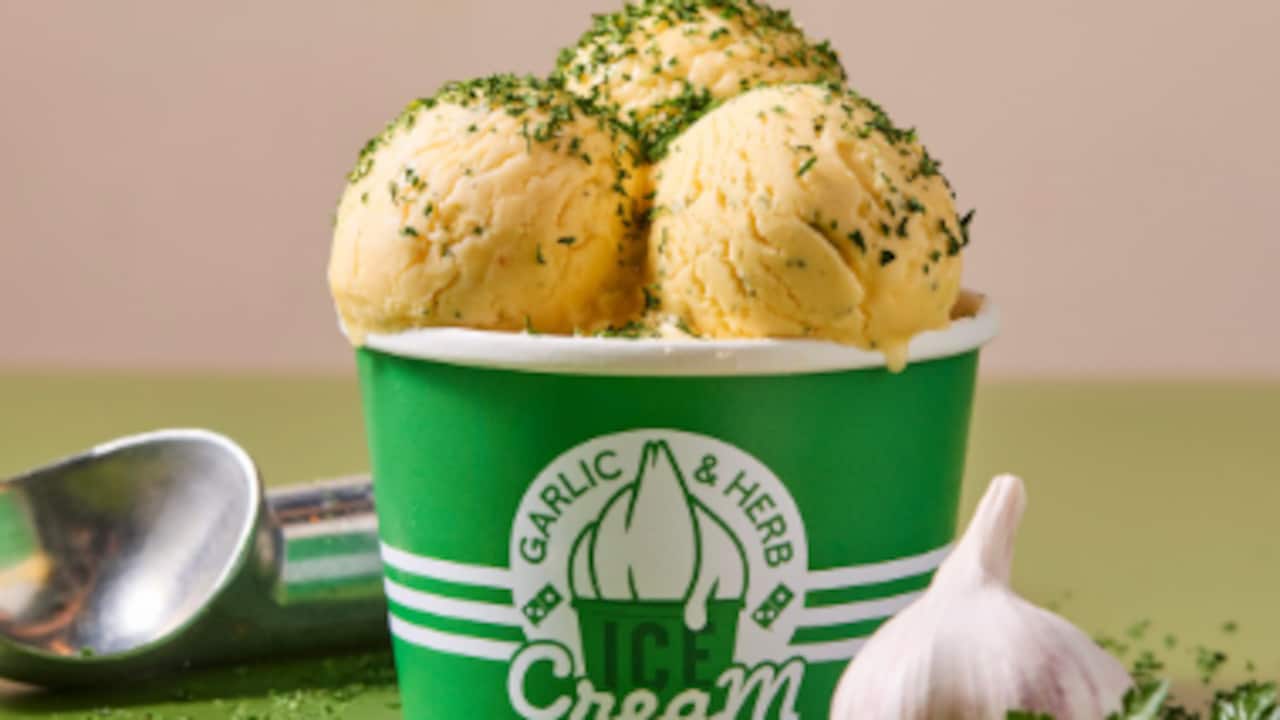 Domino's New Ice Cream Tastes Just Like Its Pizza And Sides. Full Of Garlic