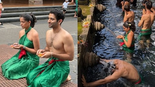 Watch: Ayushmaan Sethi and Samiksha Shetty's Spiritual Bali Getaway