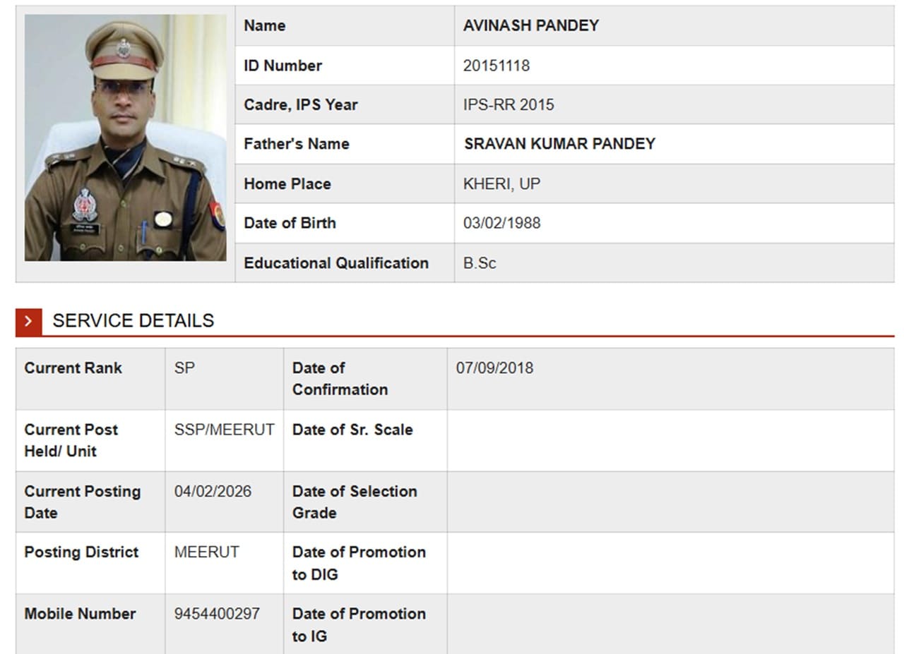 ips avinash pandey ssp meerut Uttar Pradesh ips avinash pandey ssp meerut Uttar Pradesh