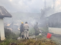 2 Arrested After Houses Set On Fire In Manipur, Security Forces Avert Clash