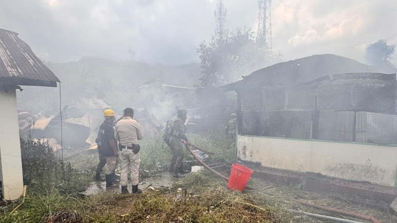 2 Arrested After Houses Set On Fire In Manipur, Security Forces Avert Clash
