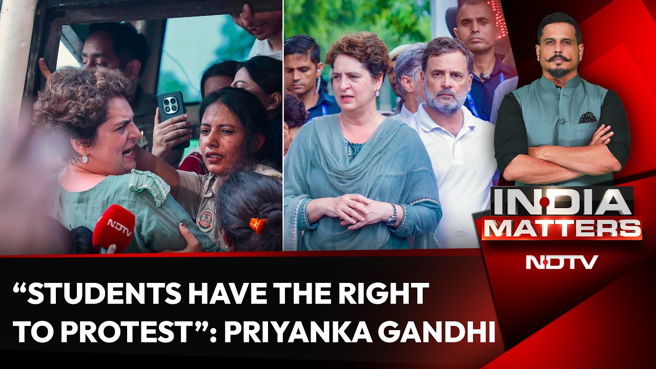'This Is Democracy, Students Have A Right To Protest': Priyanka Gandhi