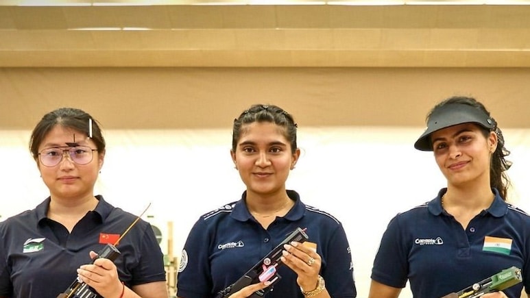 Esha Singh Wins ISSF World Cup Gold, Manu Bhaker Claims Bronze In 25m Pistol