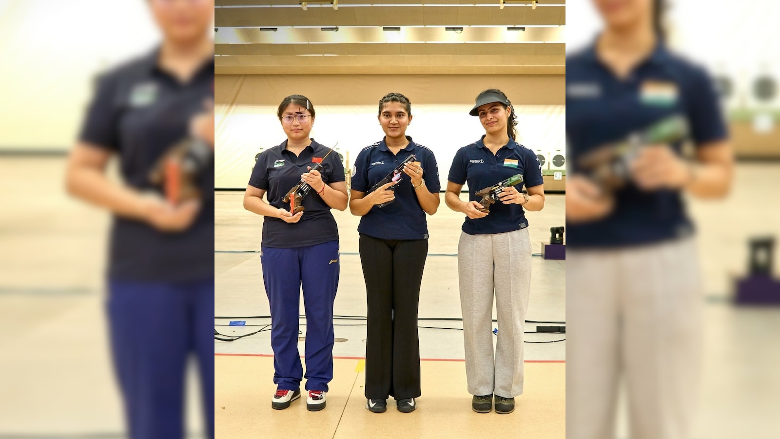 Esha Singh Wins ISSF World Cup Gold, Manu Bhaker Claims Bronze In 25m Pistol