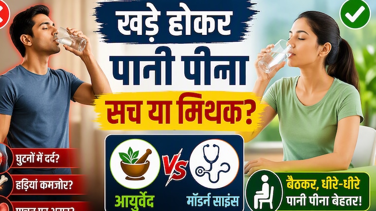 खड़े होकर पानी पीने से खराब हो जाती हैं हड्डियां? जानिए क्या कहता है साइंस