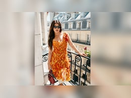 पेरिस में देसी गर्ल का जलवा, Dior की फ्लोरल ऑरेंज ड्रेस में प्रियंका चोपड़ा ने बिखेरा जलवा, निक जोनस हुए दीवाने