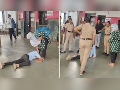 'थोड़ी तो सेल्फ रिस्पेक्ट रखो...' महिला के पैर पकड़कर गिड़गिड़ाया युवक, रेलवे प्लेटफॉर्म पर हुआ हाई वोल्टेज ड्रामा
