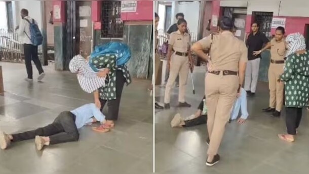 'थोड़ी तो सेल्फ रिस्पेक्ट रखो...' महिला के पैर पकड़कर गिड़गिड़ाया युवक, रेलवे प्लेटफॉर्म पर हुआ हाई वोल्टेज ड्रामा