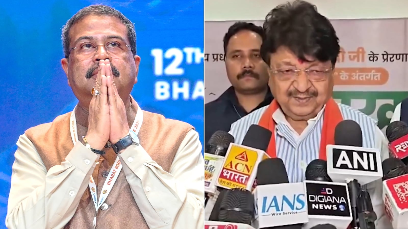 Kailash Vijayvargiya Says Dharmendra Pradhan Offered to Resign on First Day of Protests
