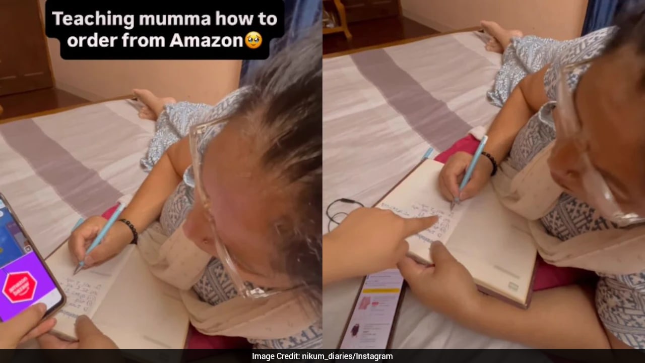 "She Carefully Noted Every Step": Woman Teaches Mother How To Place Order Online, Wins Hearts