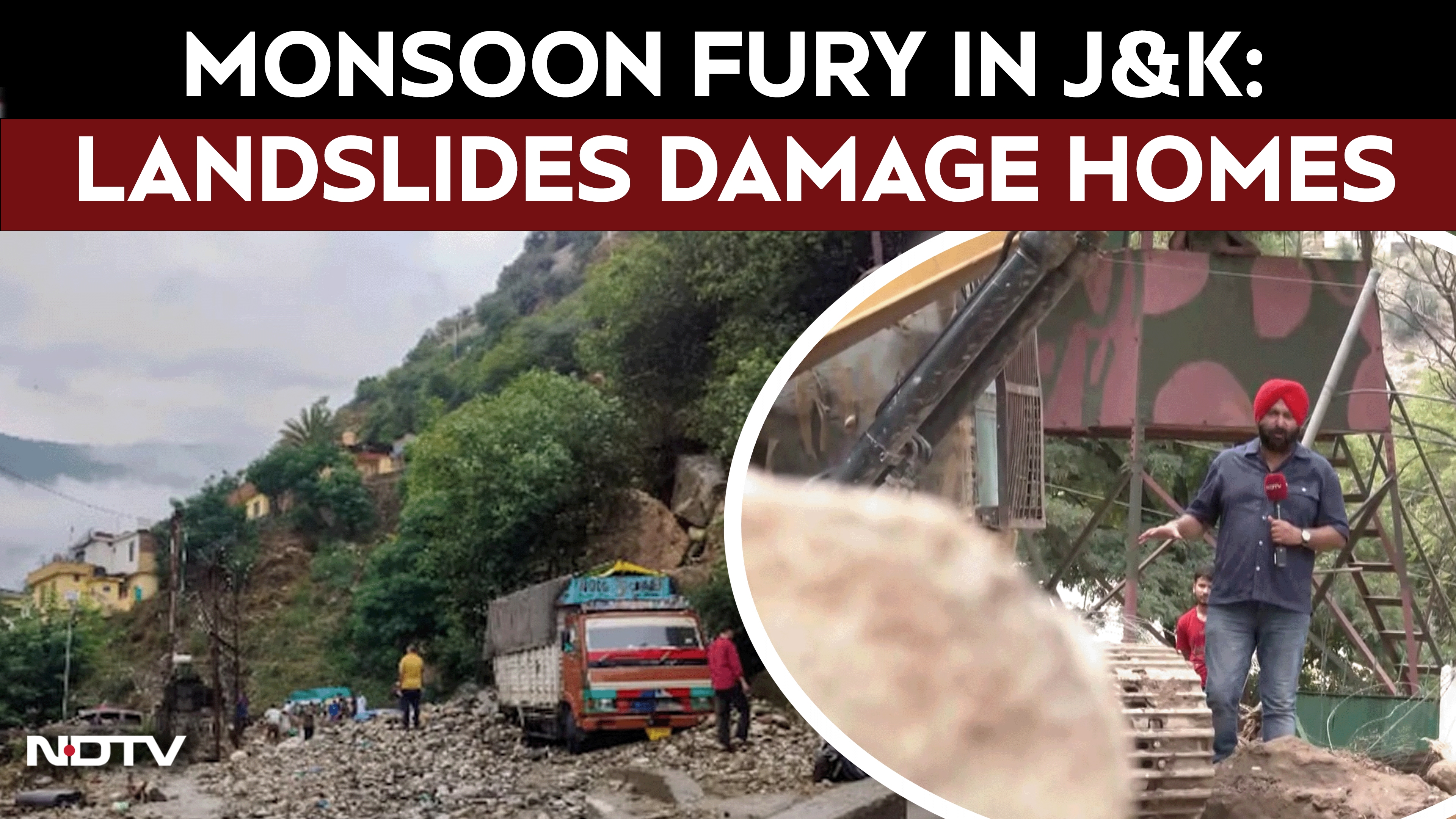 Monsoon Mayhem | Monsoon Fury In Jammu And Kashmir, Floods, Landslides Damage Infrastructure