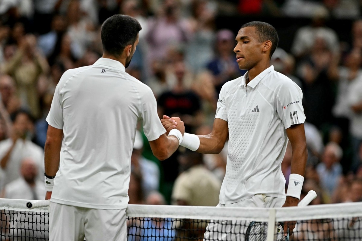 Auger-Aliassime reflects on five-set Wimbledon loss to Djokovic