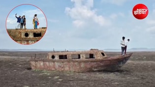 1986 में डूबी उस मोटर बोट की कहानी जिस पर अब लोग ले रहे सेल्फी, जबलपुर बरगी बांध का जलस्तर घटने से नजर आई