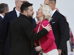 Russia Hits Kyiv With Missiles As EU Chief Visits Ukraine