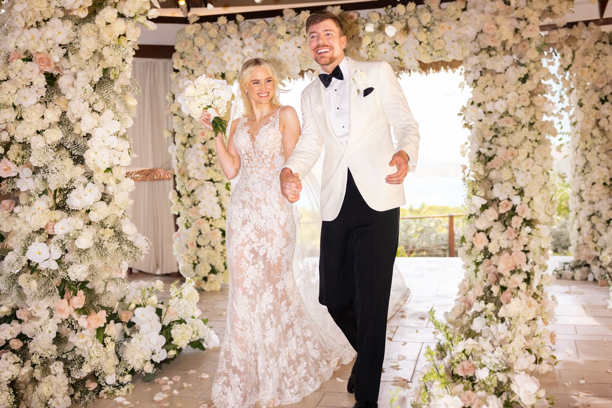 YouTuber MrBeast Weds Thea Booysen; Shares Romantic Wedding Moments
