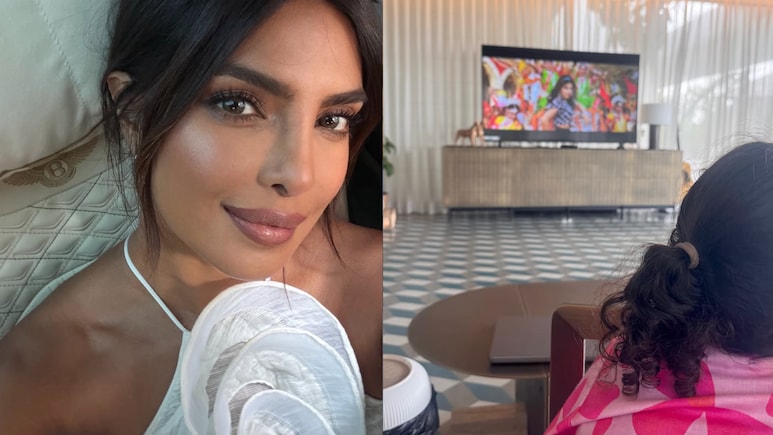 Priyanka Chopra Shares Adorable Glimpse Of Malti Watching <i>Tune Maari Entriyaan</i>