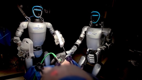 Humanoid Robots "Surgie" Perform First-Ever Live Animal Surgeries