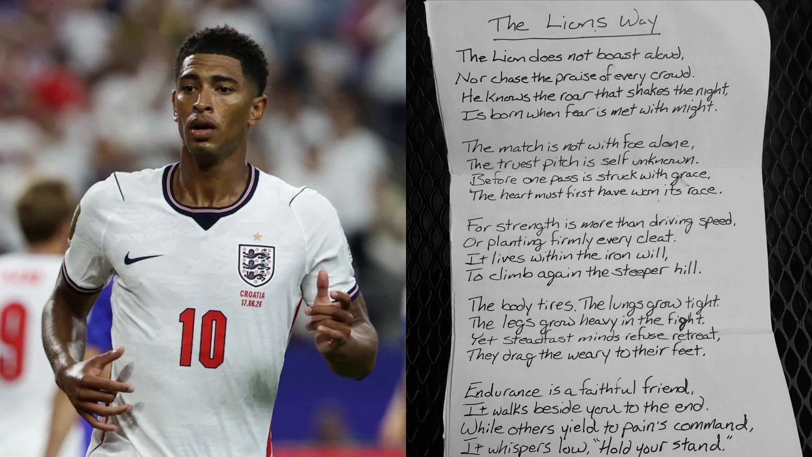 Jude Bellingham Shares Team Bus Driver's Emotional Letter After WC Heartbreak