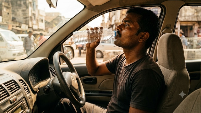 Drinking water from a plastic bottle that is from a hot car can disrupt your hormones