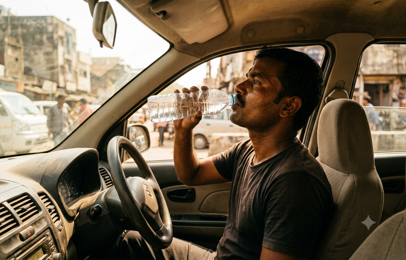 Drinking water from a plastic bottle that is from a hot car can disrupt your hormones