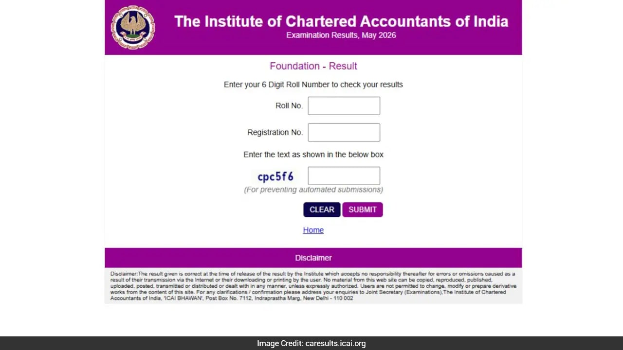 ICAI Announces CA Foundation Results; Sakshi Jain Emerges Topper