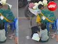 सड़क किनारे पढ़ती रही बच्ची, मां बेचती रही फूल... दिल छू लेने वाला VIDEO हुआ वायरल