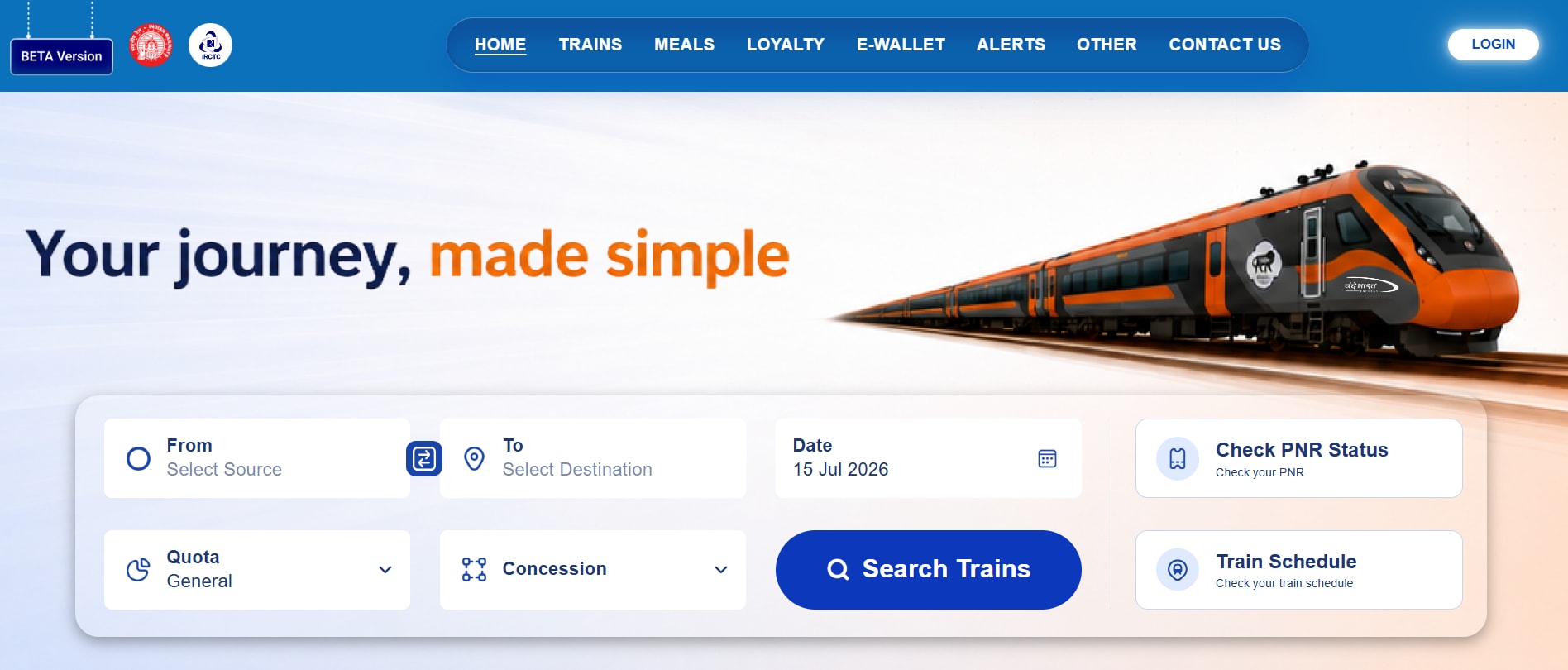 New IRCTC Website Beta Version Is Now Live: Here's The Direct Link To Access The New Look