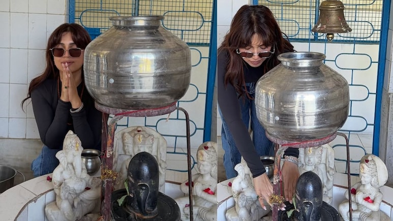 सावन में शिव भक्ति में लीन हुईं भूमि पेडनेकर, शिवलिंग पर जल चढ़ाते वक्त सनग्लासेस पहने हुईं ट्रोल