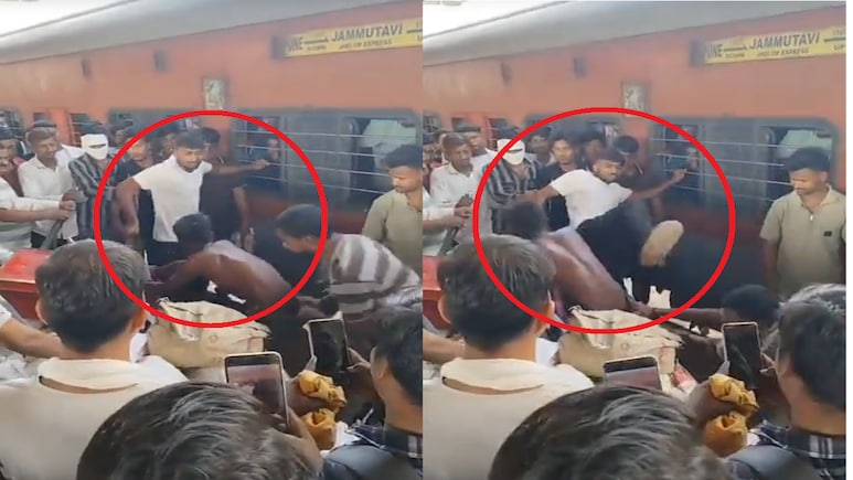 ग्वालियर रेलवे स्टेशन पर कथित चोर की भीड़ ने की पिटाई, &lsquo;तालिबानी सजा&rsquo; बताकर VIDEO वायरल
