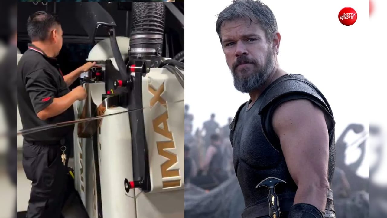 The Odyssey के असली IMAX शो का वीडियो आया सामने, 21 लाख फुट की रील, 384 किलो वजन, 2400 करोड़ का जादुई बाइस्कोप