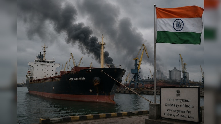 Embassy Monitoring Situation After Vessel Carrying Four Indians Hit At Odesa Port
