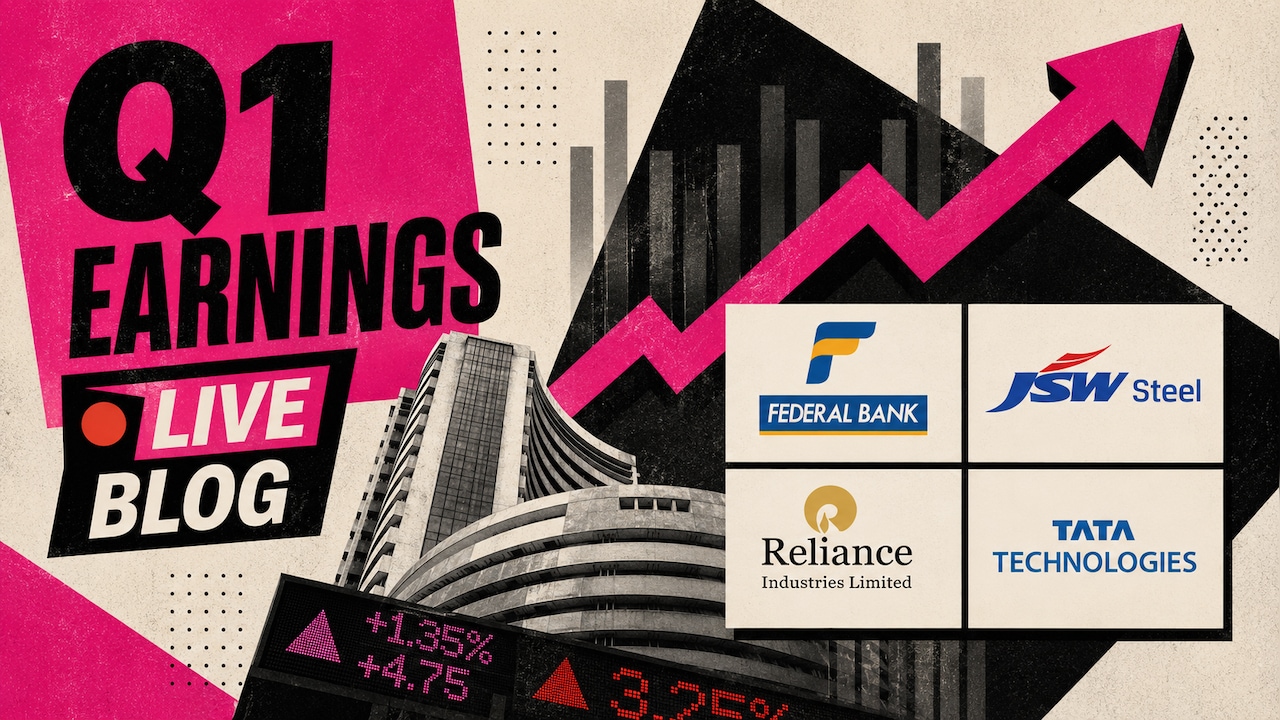 Q1 Results Live Updates: Tata Technologies, RIL, JSW Steel, Federal Bank Earnings In Focus