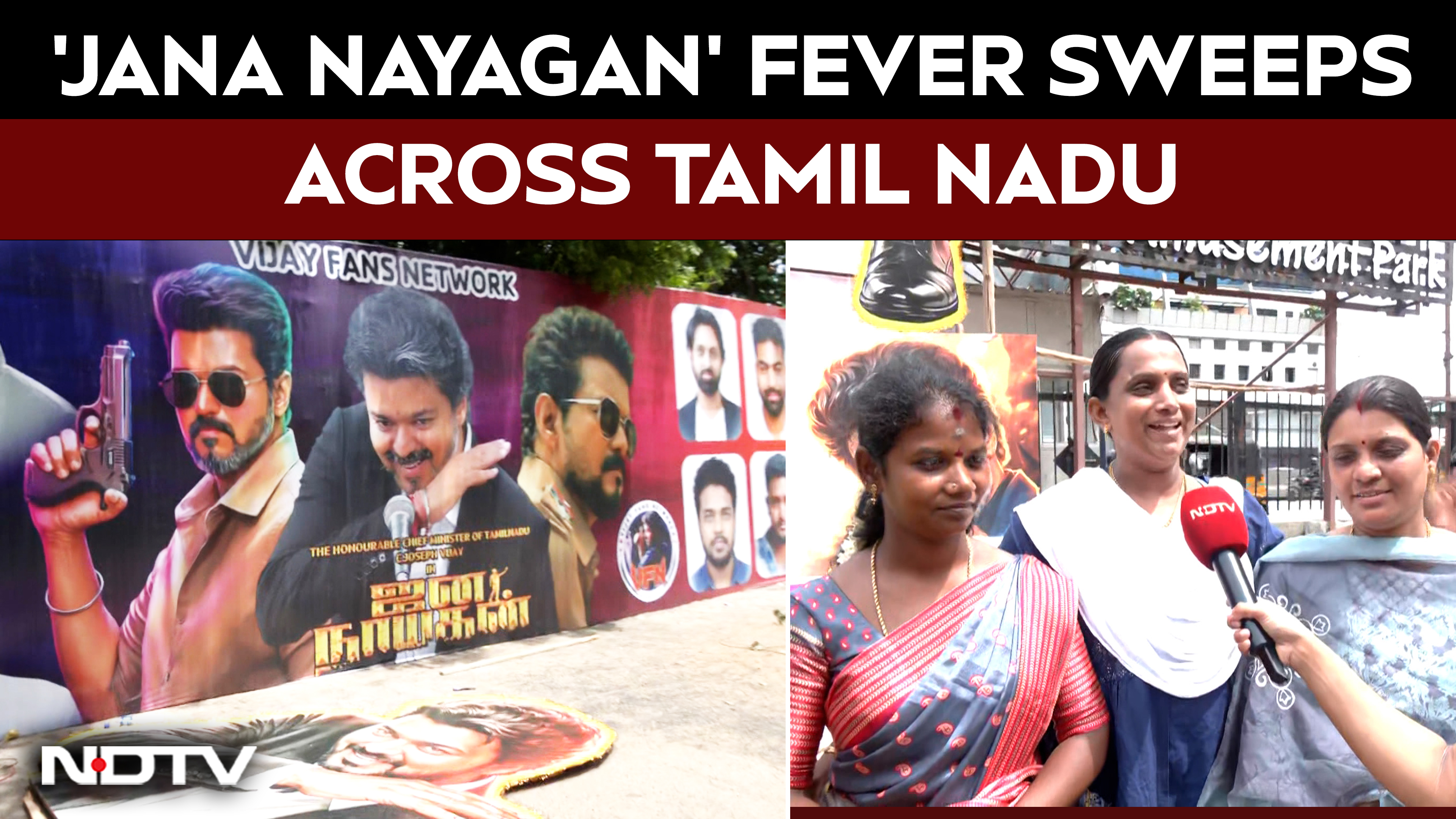 Jana Nayagan Movie | Vijay Fans Count Down To 'Jana Nayagan' Release