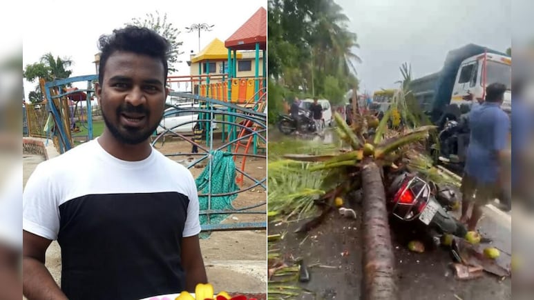 Ex-Deputy Mayor's Son Killed After Coconut Tree Falls On Moving Bike In Thane