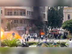 Video: Blast Near French President Macron's Damascus Hotel During Syria Visit