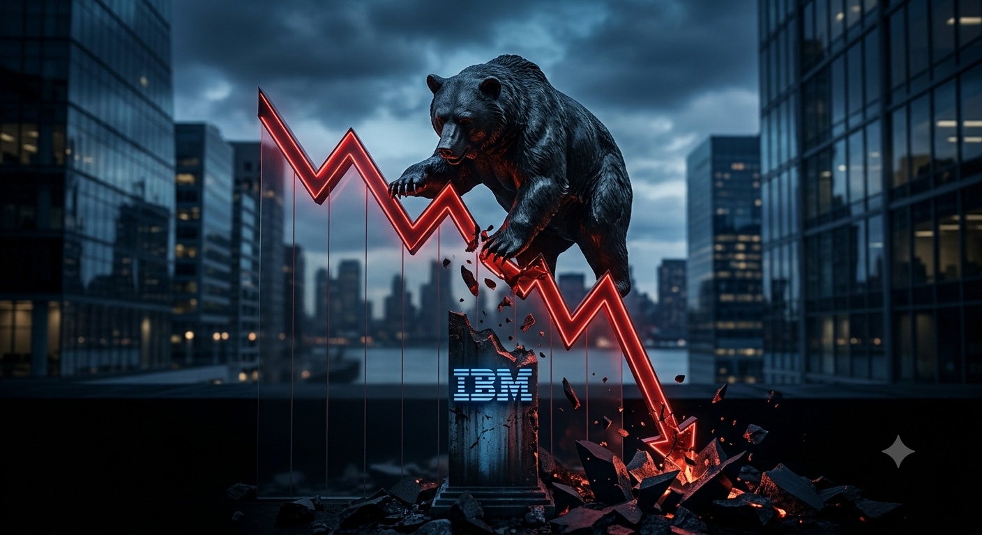 IBM shares fall ahead of earnings after bearish HSBC call and selling pressure