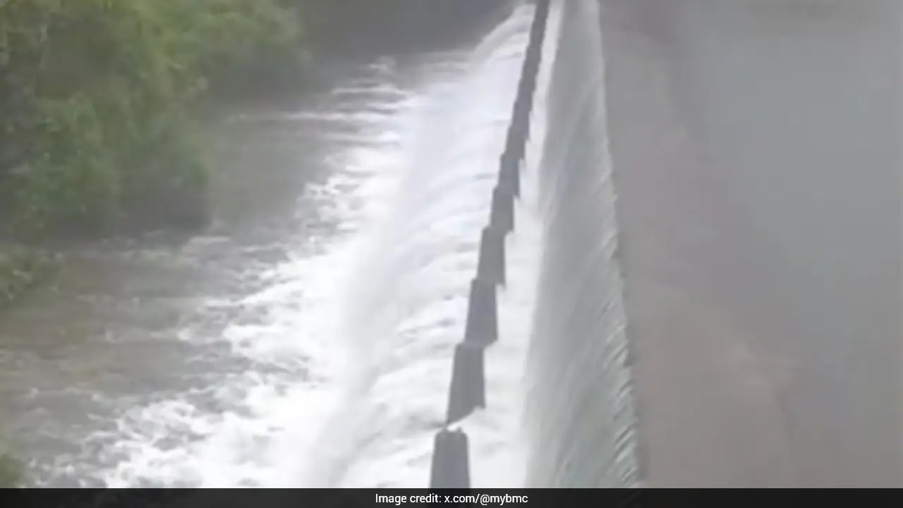 Mumbai's Smallest Water-Supply Lake Tulsi Begins Overflowing After Heavy Rain