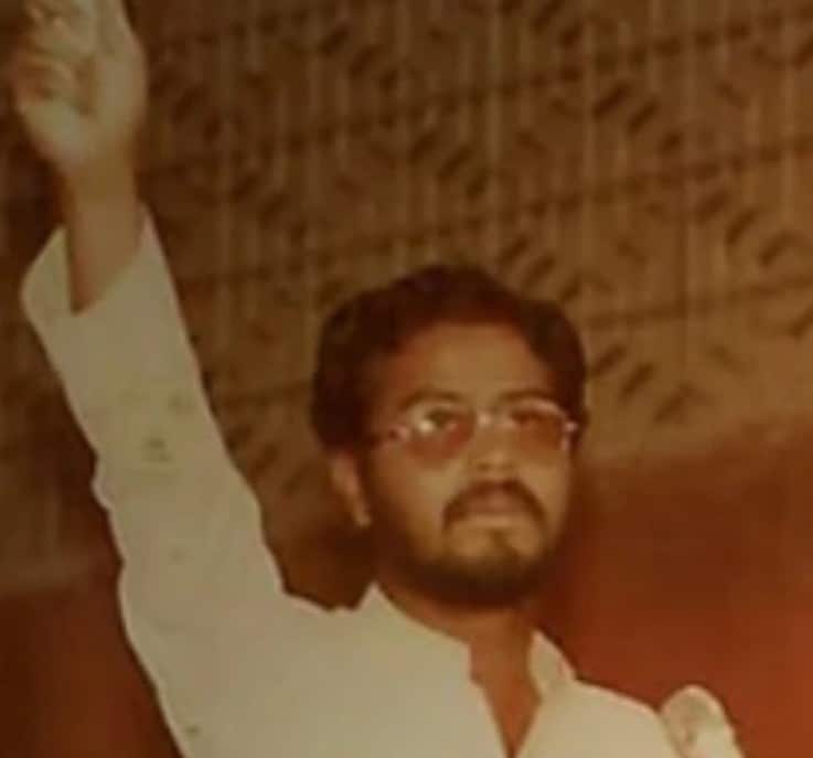 A young Dharmendra Pradhan during his university days A young Dharmendra Pradhan during his university days