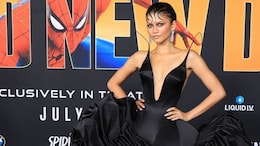 Zendaya Turns Heads In Spider-Leg Corset Gown At <i>Spider-Man: Brand New Day</i> LA Premiere